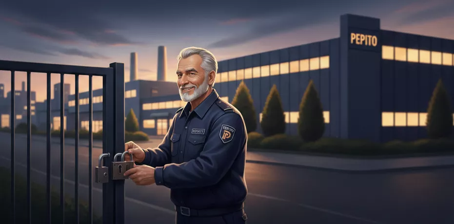 Ostraha průmyslového objektu / vrátný