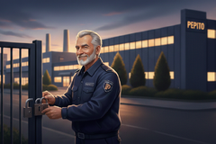 Ostraha průmyslového objektu / vrátný